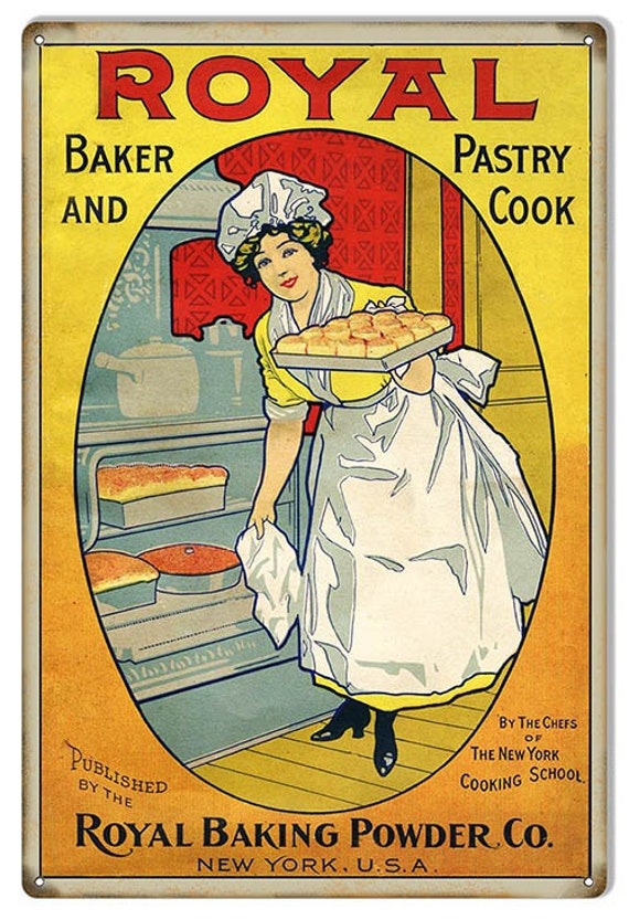 Royal Baking Powder Metal Sign 12 X 18 Vintage Style Retro Etsy
