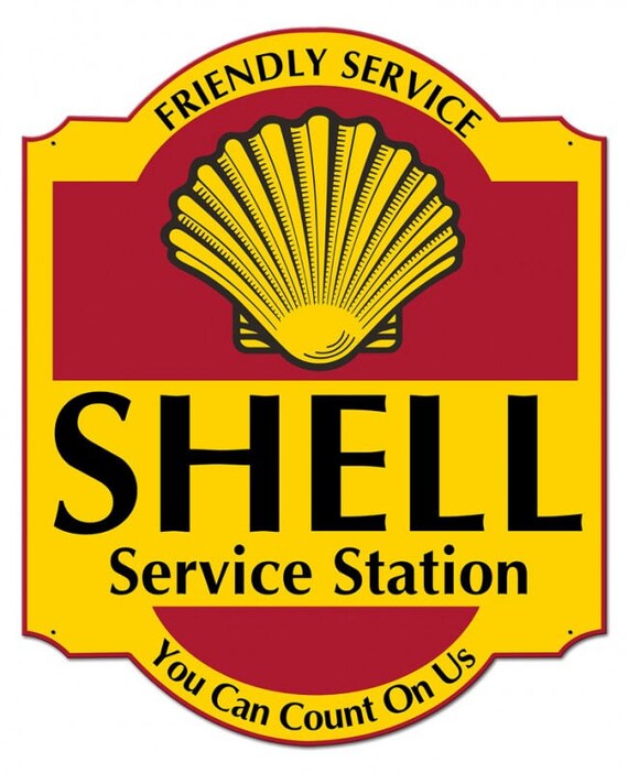 SHELL MOTOR OIL /& GASOLINE VINTAGE Style METAL Gas Pump SIGN Advertise ShipsFree