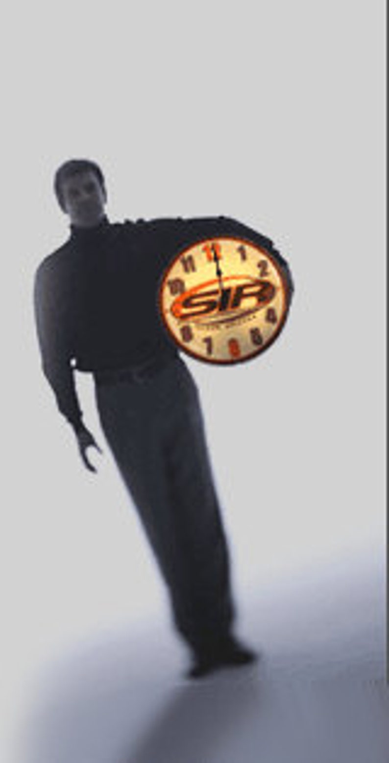LED Sinclair Aircraft Pegasus 14 Backlit Lighted Advertising Sign Clock Vintage Style Retro Auto Gas Oil Garage Art FREE Shipping