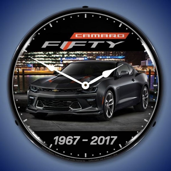 2017 Camaro 50th Anniversary >> Led 2017 Camaro 50th Anniversary 14 Backlit Lighted Advertising Sign Clock Vintage Style Retro Auto Gas Oil Garage Art 1411561 2017 Camaro 50th Anniversary >> Led 2017 Camaro 50th Anniversary 14 Backlit Lighted Advertising Sign Clock Vintage Style Retro Auto Gas Oil Garage Art 1411561