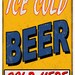 Cold Beer Sold Here Metal Sign, 18 X 12, Vintage Style Bar Man Cave ...