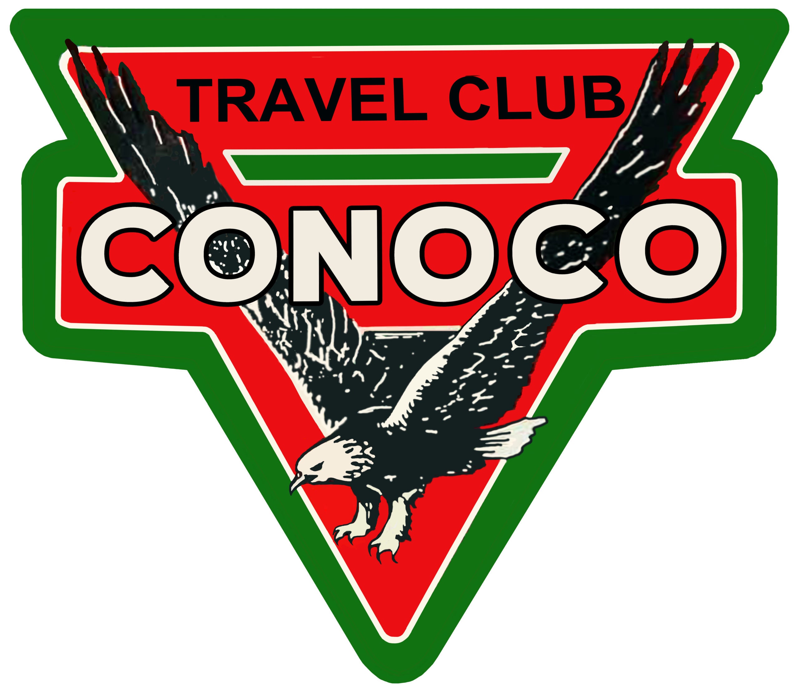 Conoco Gas Travel Club Sign 18.5 X 21.5 Inch 22G Steel Usa - Etsy Australia