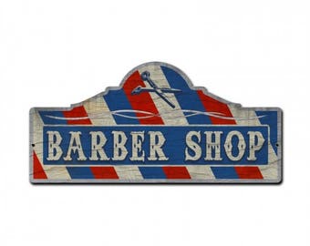 Barber Shop metal sign, 26 x 12 inches, vintage style advertising, home decor wall art ps327 Free Shipping