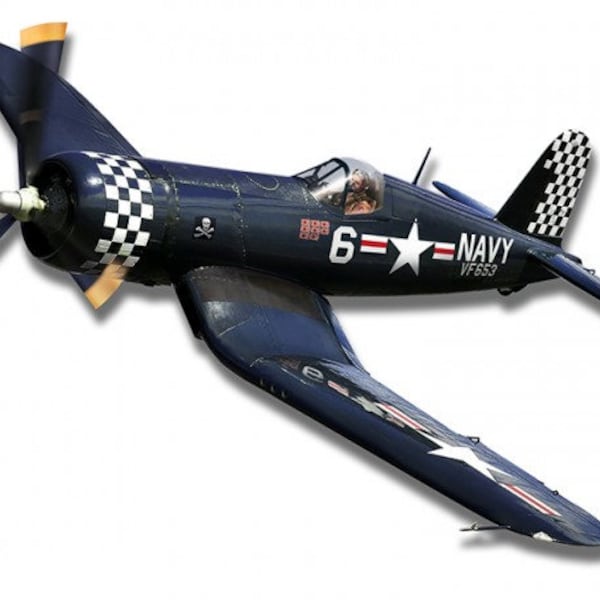 Corsair F4U Fighter Plane Plasma Shape Metal Sign 2 Sizes American Made Military Patriotic Wall Decor Art LG884