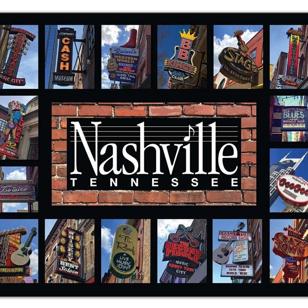 Nashville Signs Etsy