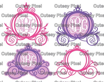 Download Cinderella Carriage Svg Etsy