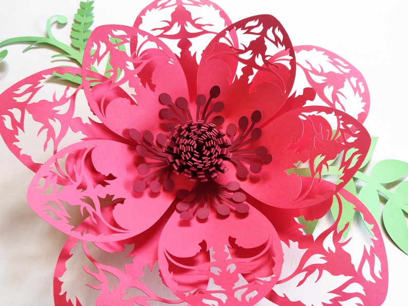 Download DIY Flower SVG intricate flower for machine cutting flower ...