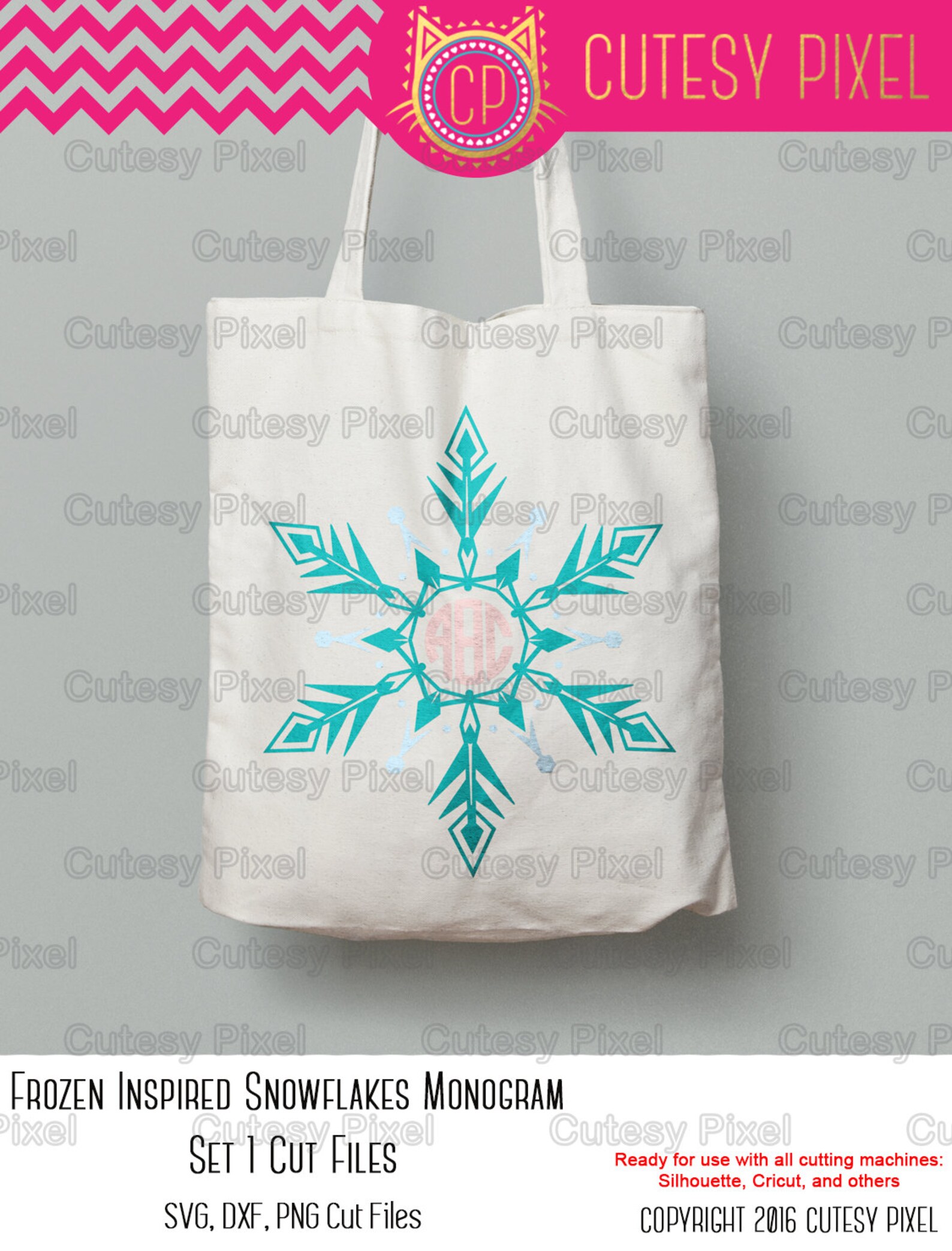 Download Frozen Inspired Snowflakes Monograms Svg cutting file ...