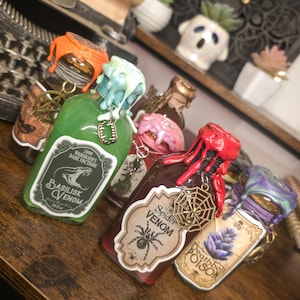 Fantasy Potion Bottle – Custom Handmade Witchy Decor