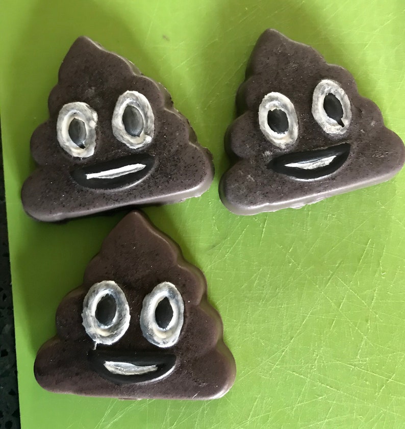 Poop Emoji Bar Soap- Fathers Day Gift- TeacherGift- Emoji Soap- Gag Gift image 3