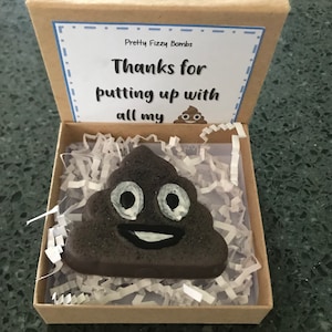 Poop Emoji Bar Soap- Fathers Day Gift- TeacherGift- Emoji Soap- Gag Gift image 1