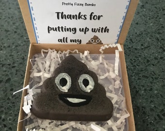 Poop Emoji Bar Soap- Fathers Day Gift- TeacherGift- Emoji Soap- Gag Gift