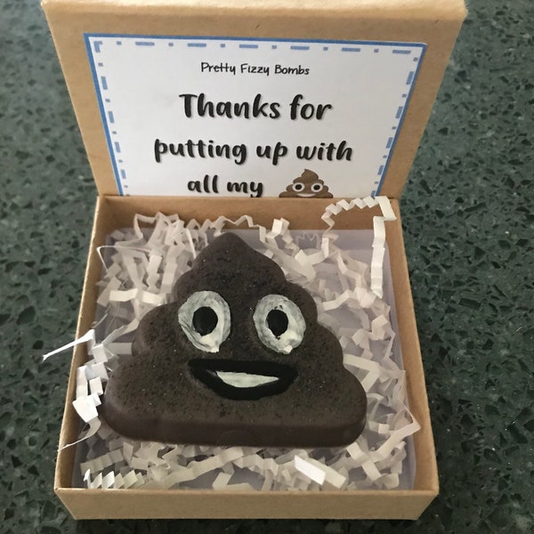 Poop Emoji Bar Soap- Fathers Day Gift- TeacherGift- Emoji Soap- Gag Gift