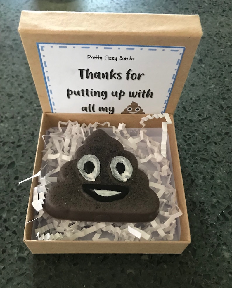 Poop Emoji Bar Soap- Fathers Day Gift- TeacherGift- Emoji Soap- Gag Gift image 1