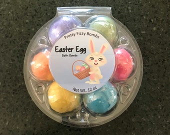Easter Egg Bath Bombs- Novelty Bath Bombs- Easter- Bath Bomb- Easter Soap- Easter Basket Filler
