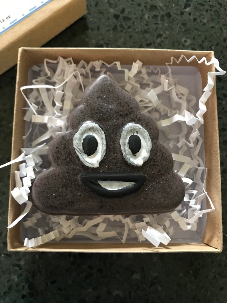 Poop Emoji Bar Soap- Fathers Day Gift- TeacherGift- Emoji Soap- Gag Gift image 4