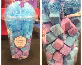 Milkshake Bath Bomb- Bath Bomb Gift Set, Novelty Gift- Bath Bomb Cup- Mini Bath Bombs