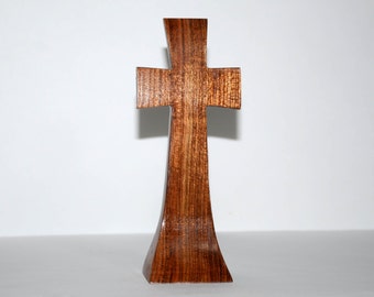 Hand-Carved Large Wood Cross