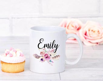 custom name mug personalised mug personalised gift mug etsy