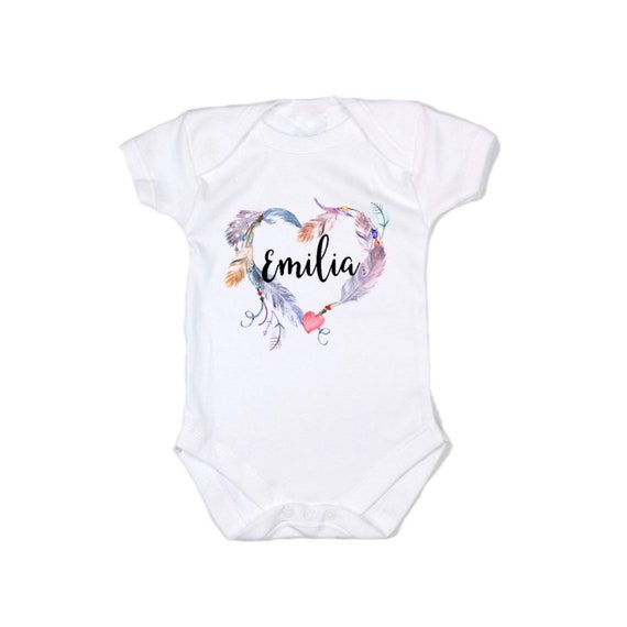 personalised baby onesie