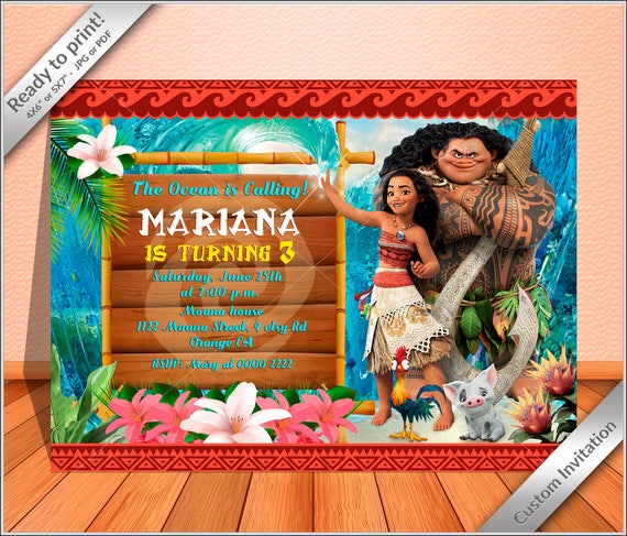 This is a graphic of Free Printable Luau Invitations throughout moana It is a graphic of Free Printable Luau Invitations throughout moana