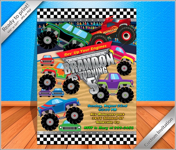 Monster Trucks For Sale >> 50 Off Sale Monster Truck Invitation Monster Truck Birthday Invite Monster Truck Party Printable Invitation Free Thank You Card Monster Trucks For Sale >> 50 Off Sale Monster Truck Invitation Monster Truck Birthday Invite Monster Truck Party Printable Invitation Free Thank You Card