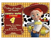 50% off - PERSONALIZED Jessie Cowgirl Birthday Invitation, Jessie toy story Invitation, Printable Jessie cowgirl Party, Free thank you card! Il_170x135
