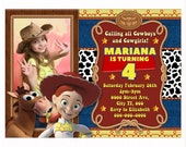 50% Off sale- COWGIRL JESSIE party Invitation with photo (PERSONALIZED), Thank you card Free!, Print them yourself!, New design 2022 Il_170x135