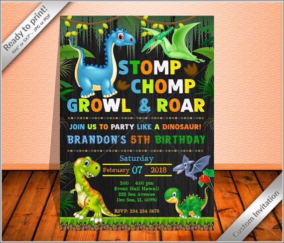 50 off sale cute dinosaurs party birthday invitation free dinosaur party invitations