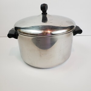 Farberware 4 qt sauspan met deksel aluminium bekleed roestvrij staal