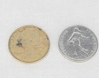 Lot De 10 Pièces De France – 1 Centime à 20 Francs – Cinquième République 1960-2001 – Collectionneur