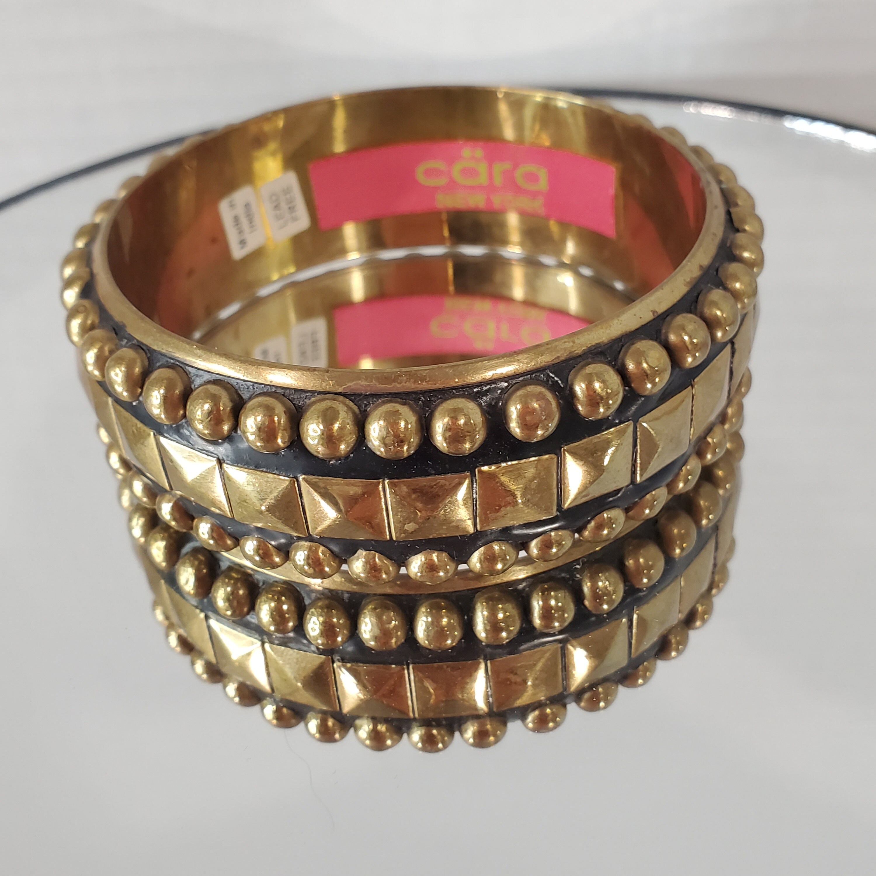 Cara NY Gold Tone Bracelet Bangle Made in India - Etsy