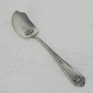 1929 Oneida Ltd. Simeon L. & George H Rogers Apollo Large Solid Jelly Server Made in USA