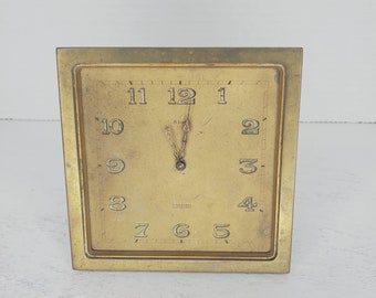 Horloge de table Schlesicky F, Francfort-sur-le-Main, 8 jours d'horloge ne fonctionne pas