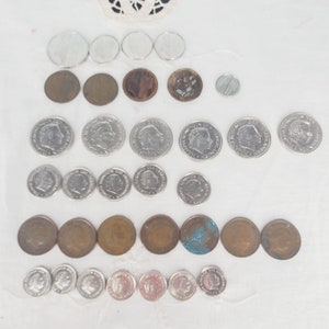 Netherland Coins Lot of 34 Dutch Currency Circulated 1955-1987