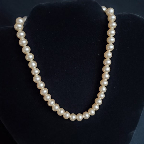 Shop Faux Pearl Necklace Online - Etsy