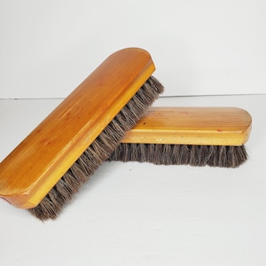 Reflector Shoe Brush Set: Brown & Black, Made in USA