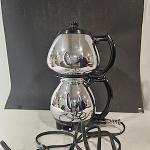 Caffettiera vintage Sunbeam Coffeemaster C30B, doppia bolla sottovuoto