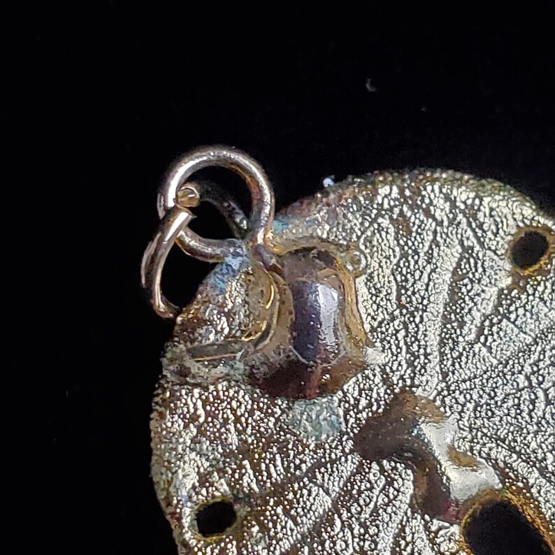 Gold Tone Sand Dollar Pendant NO CHAIN