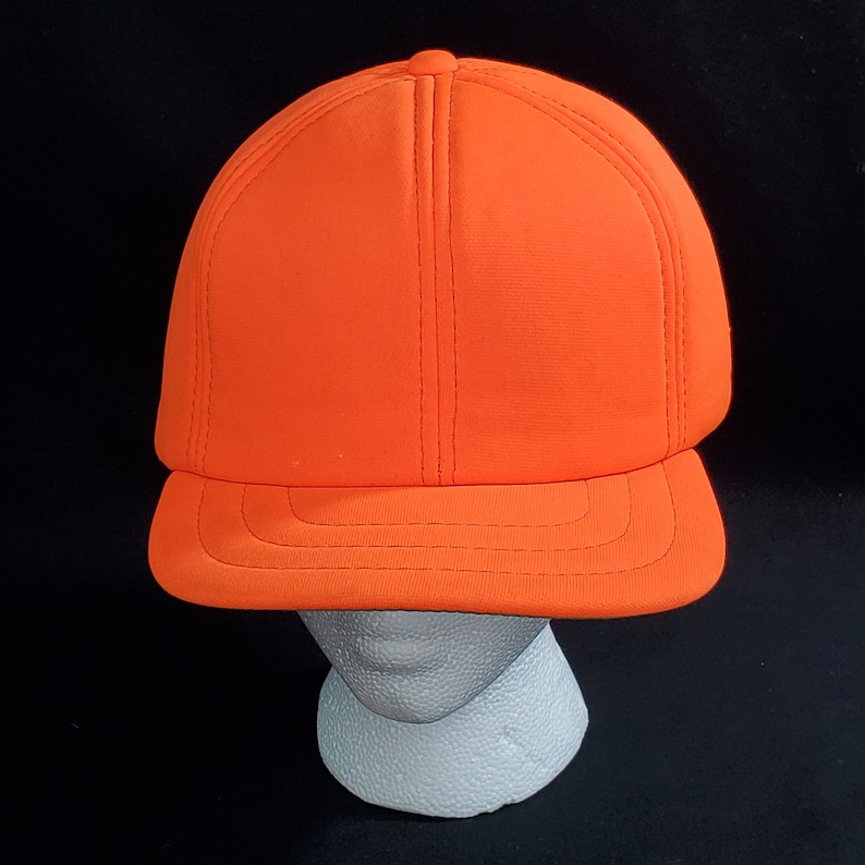 YR Bright Blaze Orange Hunters Cap Poly Foam Size L Etsy