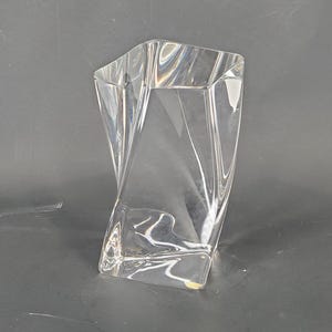 Kosta Boda Art Glass Sculpture signed Goran Warff 7 inches Tall