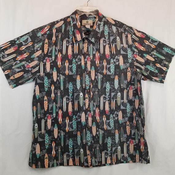 Moana Shirt Co. Hawaiian Shirt 3XL Surfboards on … - image 1