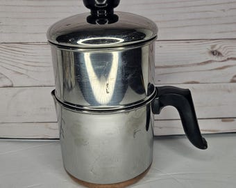 REVERE WARE 4 Cup Drip-O-Lator Percolator Made in USA