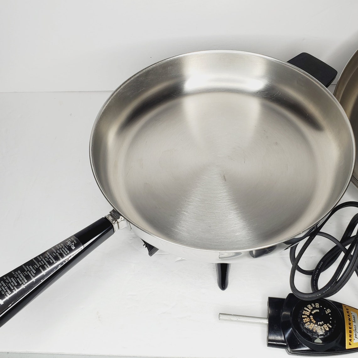 Vtg Farberware 12 Electric Skillet With Domed Lid & Cord Etsy