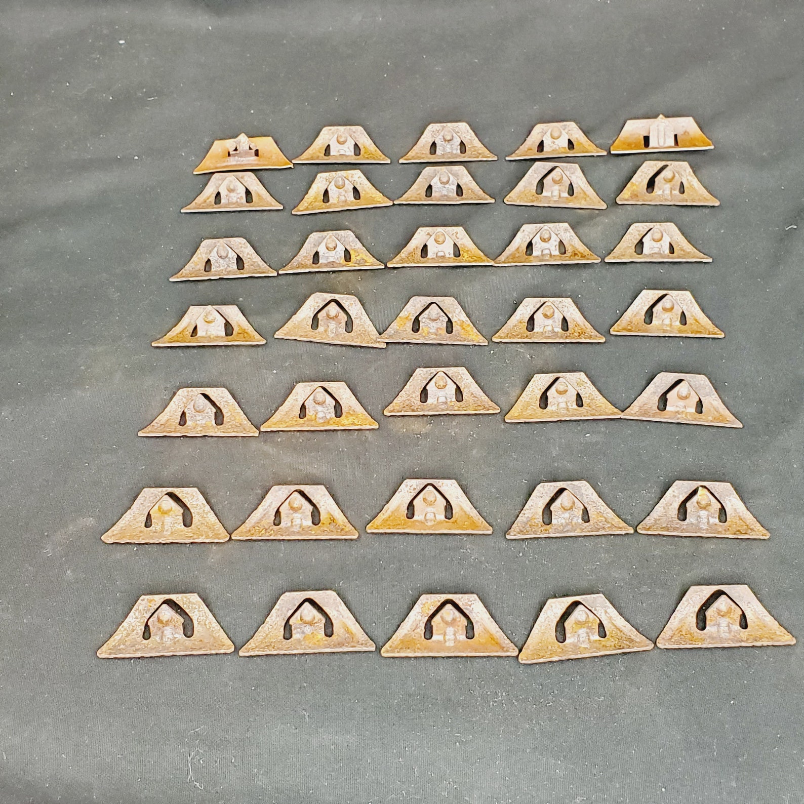 Vintage Lawn Chair bing Clips Rusted Set of 35 clips Etsy