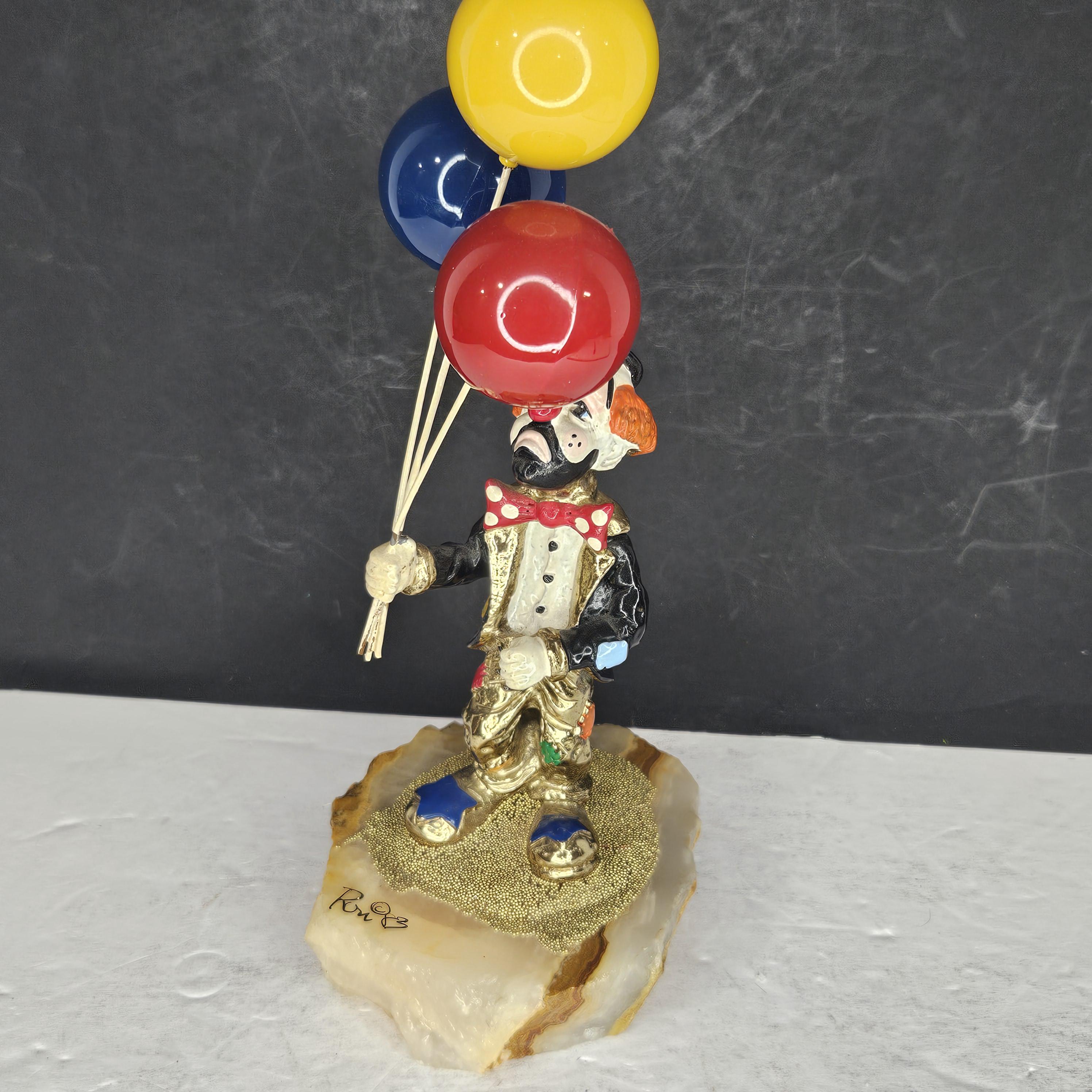 Ron Lee Clown Figurine Hobo Joe With Balloons 1982 - Etsy