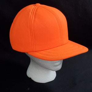 YR Bright Blaze Orange Hunters Cap Poly Foam Size L