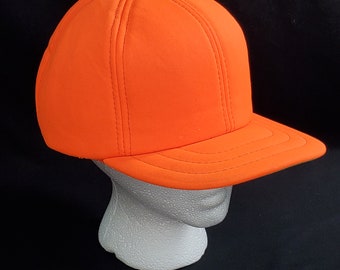 YR Bright Blaze Orange Hunters Cap Poly Foam Tamaño L