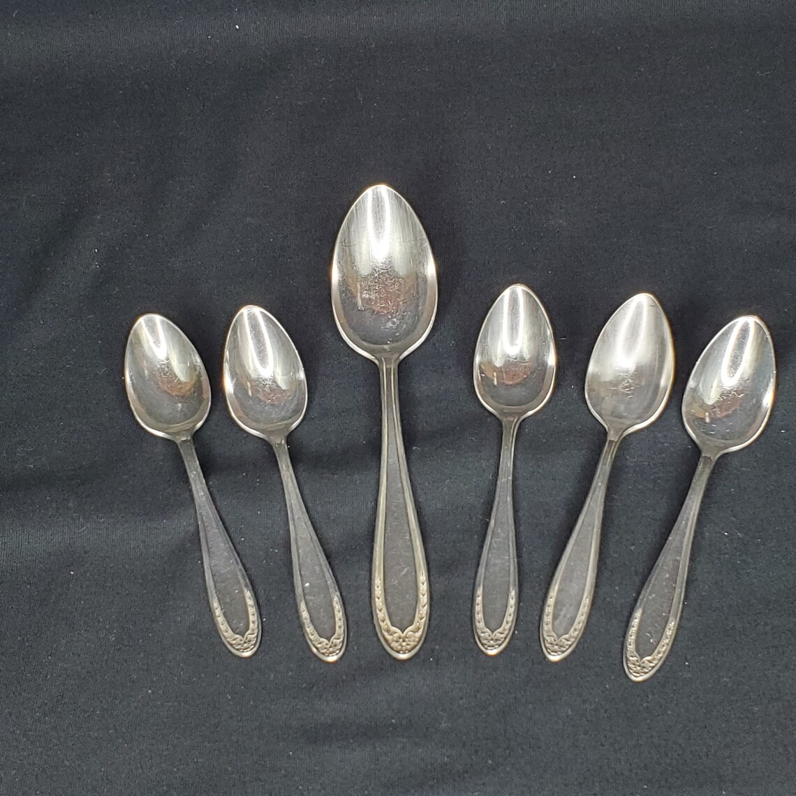 1915 Oneida Community Par Plate Bridal Wreath Pattern 6 Pieces Etsy