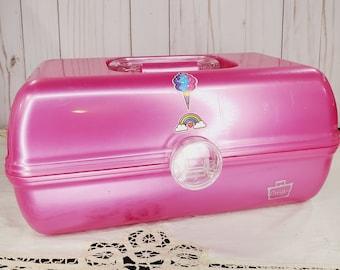 Caboodles Makeup Case Model 5626 Pink Made in USA